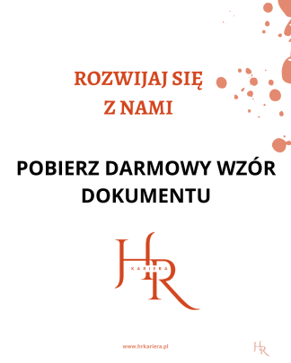 Darmowy wzór -  awans pracownika